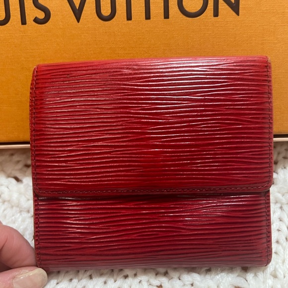 Louis Vuitton Red Epi Leather Ludlow Wallet - Picture 3 of 11